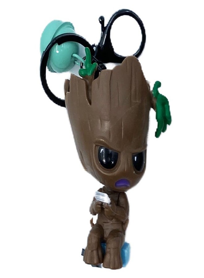 Buko Titan Hero Series Exclusive Small Action Figure for Party Decorations and Kids Collectibles Superhero Toys Keychains for Car, Bike & Backpack (Groot) - Image 1